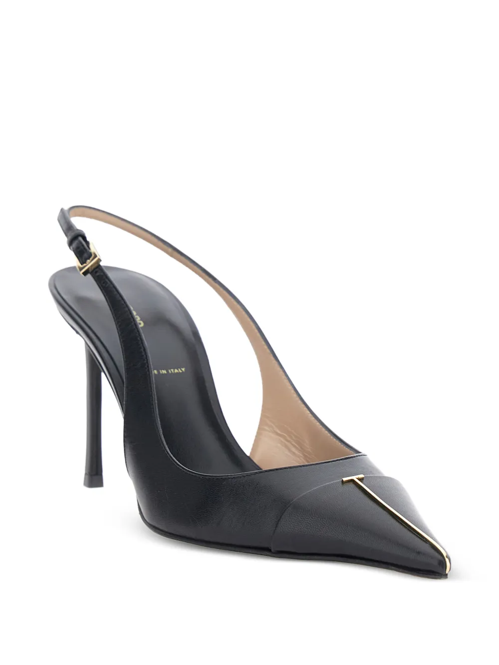 TOM FORD T-line slingback pumps Zwart
