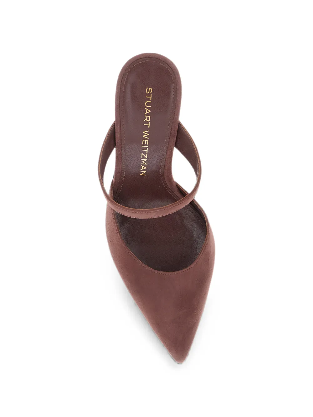 Stuart Weitzman Stuart Power pointed-toe strap heeled mules Bruin