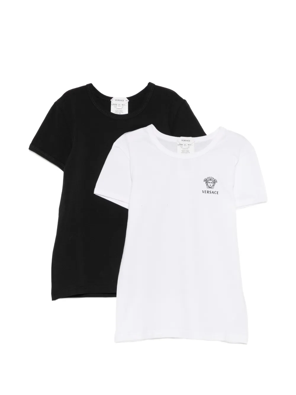 Versace Kids Medusa-print T-shirt (set of two) - Nero