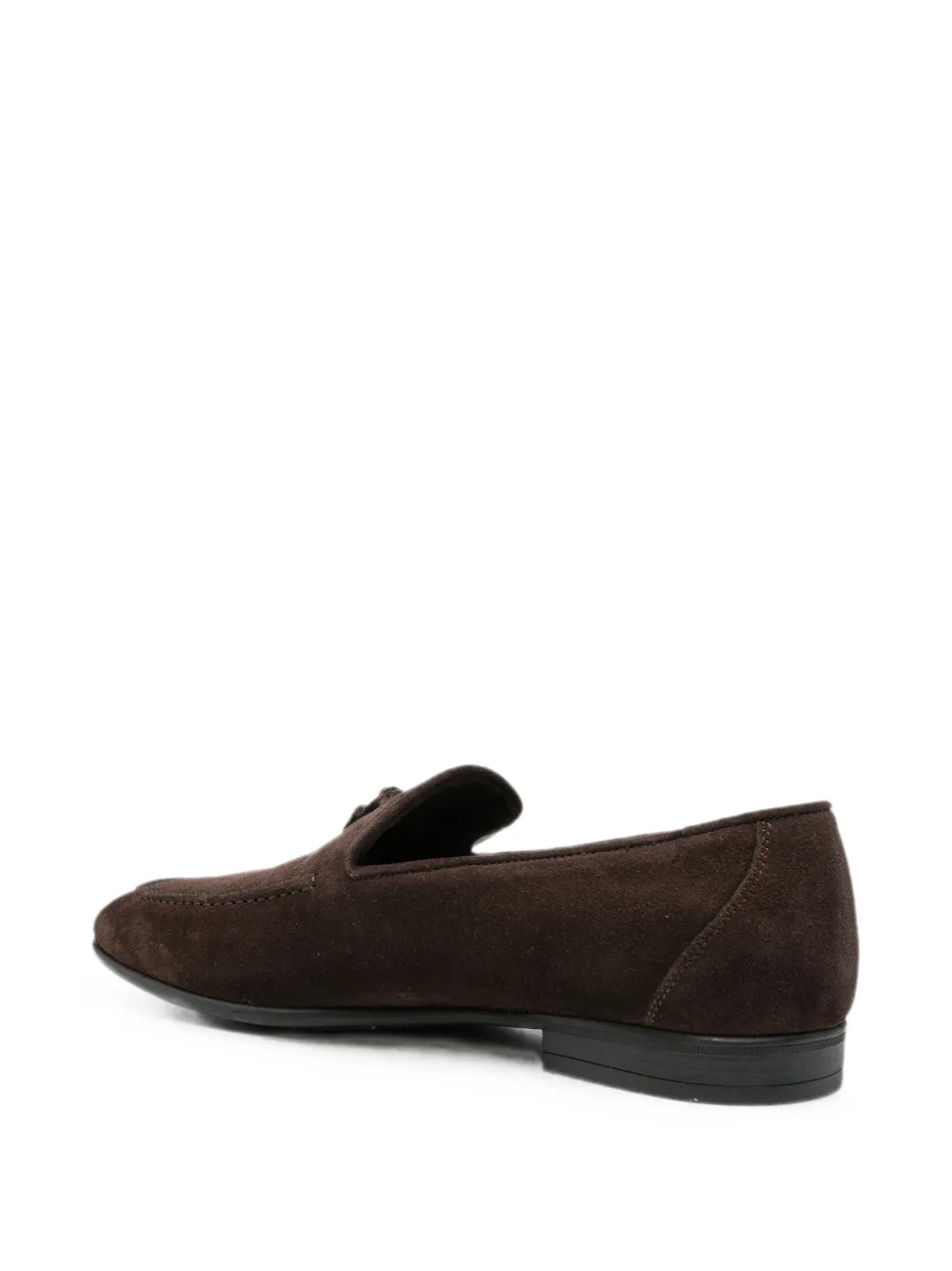 SAXONE OF SCOTLAND tassel-detail suede loafers Bruin