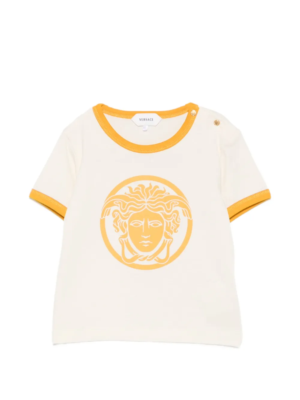Versace Kids Medusa-print T-shirt - Toni neutri