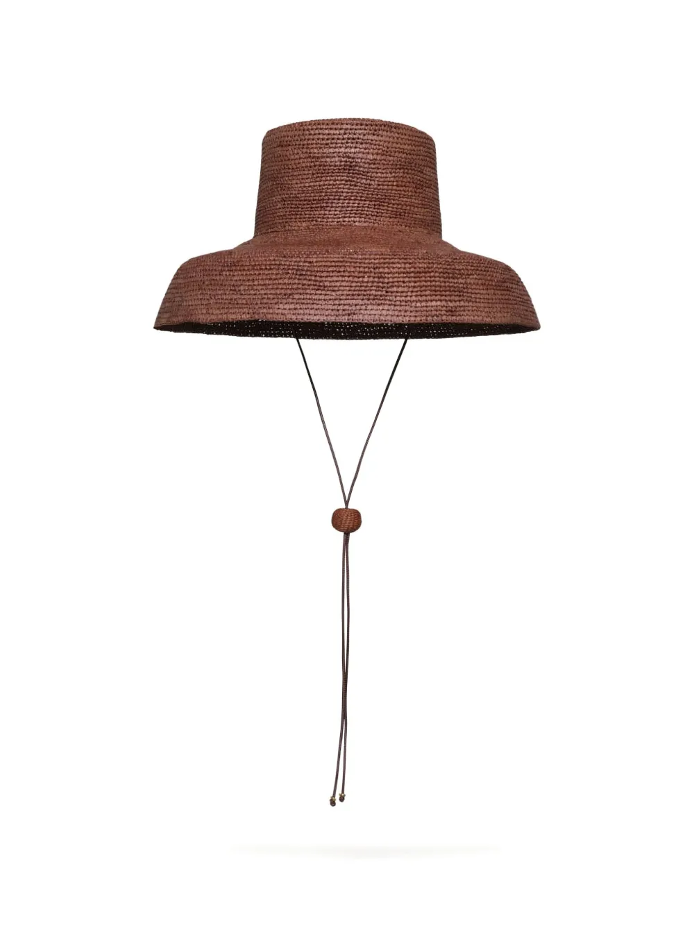 Johanna Ortiz Fierce Muse wide-brim hat - Marrone