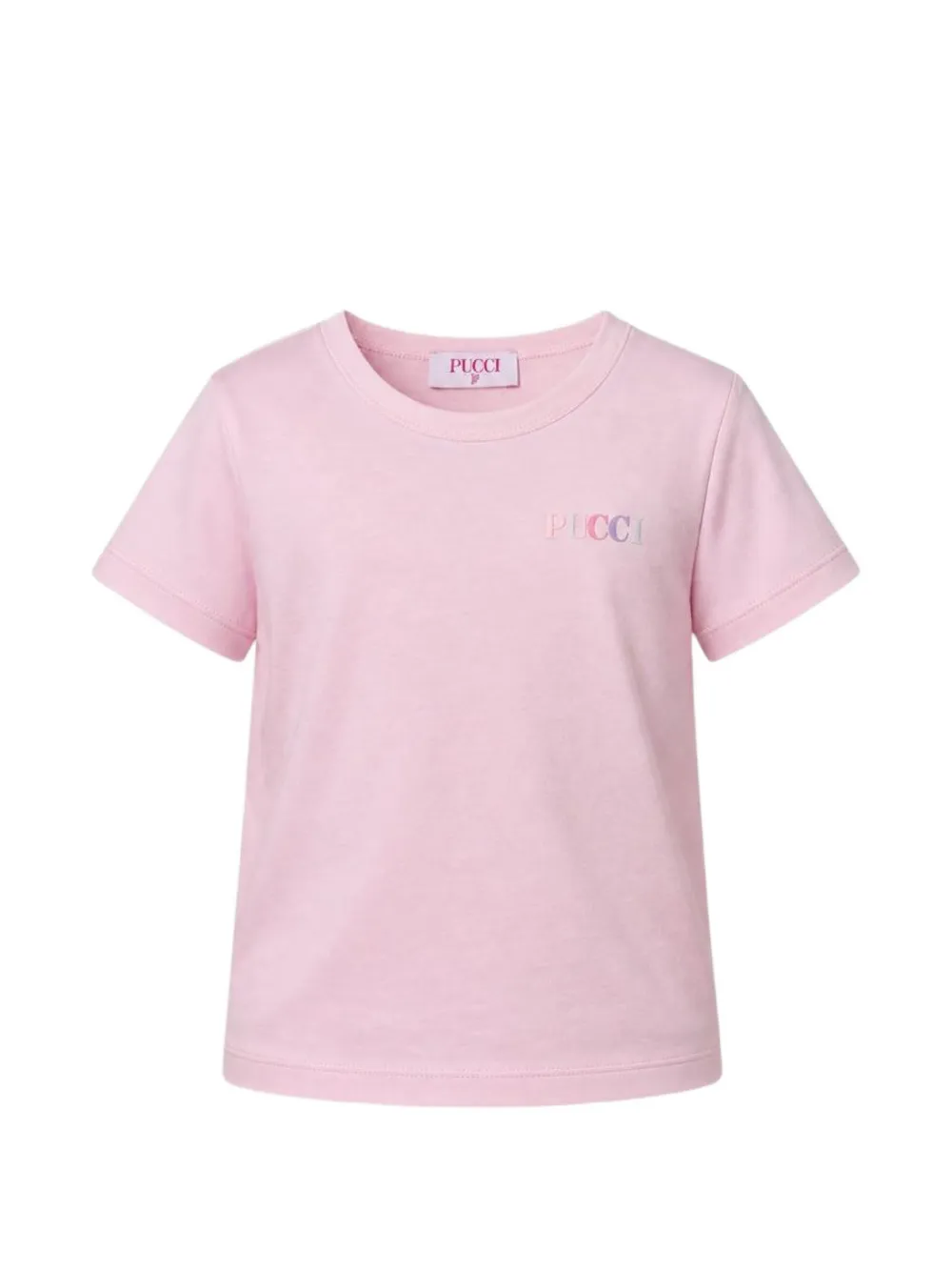 Pucci Junior Kids' Print-ruffled T-shirt In Multi