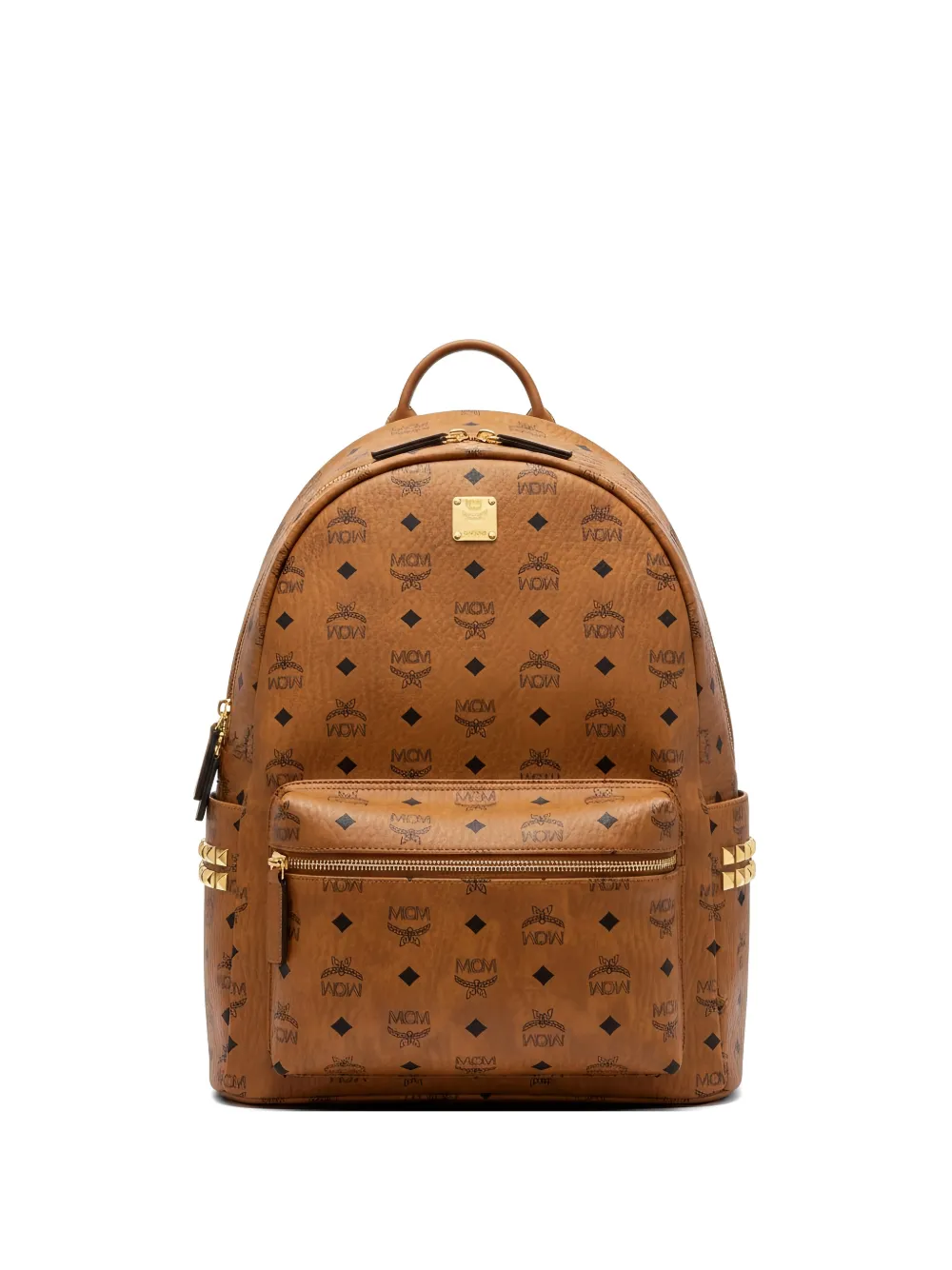 MCM Stark stud-embellished backpack - Marrone