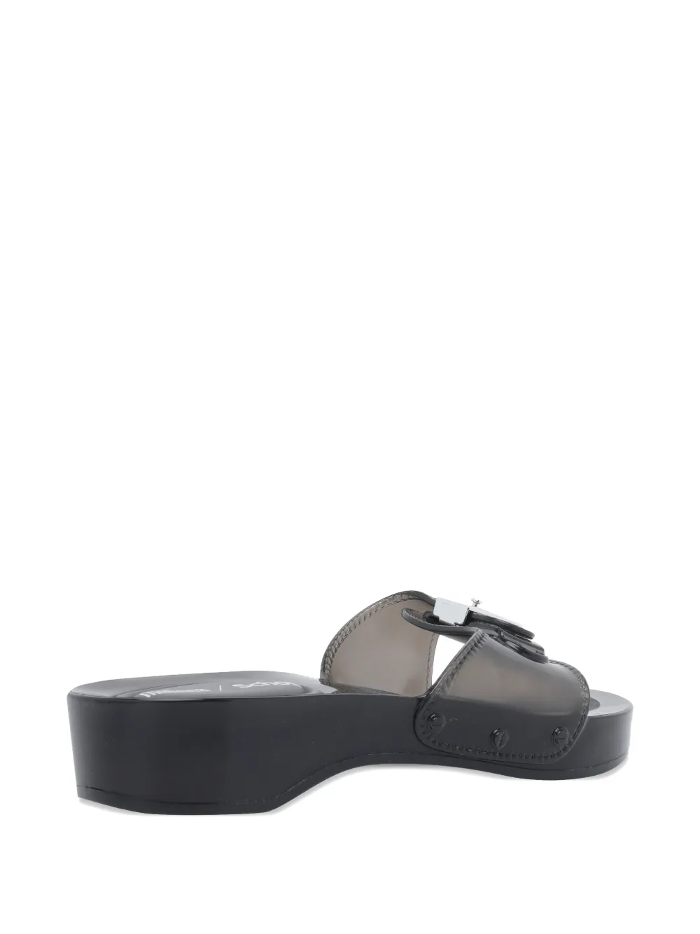 Melissa x Scholl Pescura buckle-detail sandals Zwart