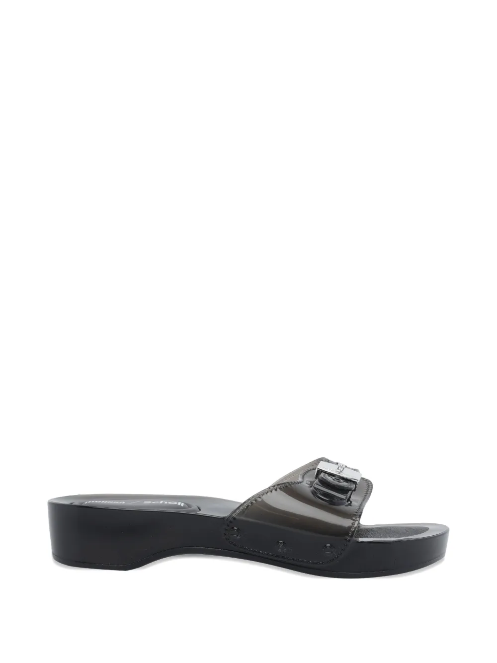 Melissa x Scholl Pescura buckle-detail sandals Zwart