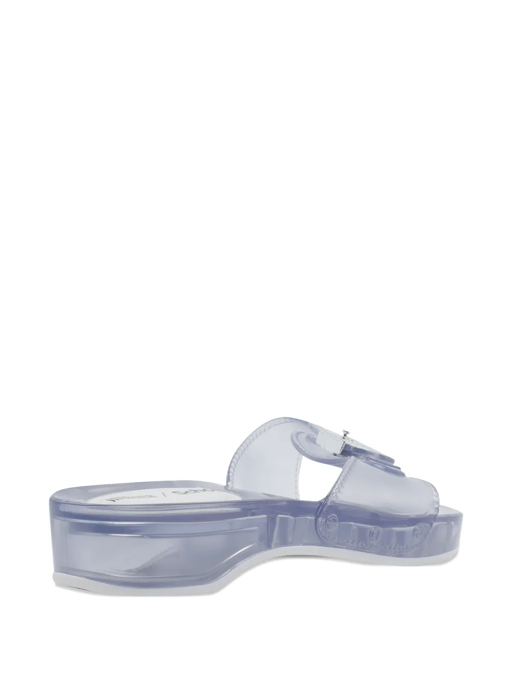Melissa x Scholl buckle-fastening sandals Grijs