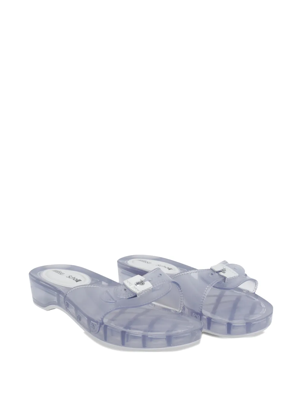 Melissa x Scholl buckle-fastening sandals Grijs
