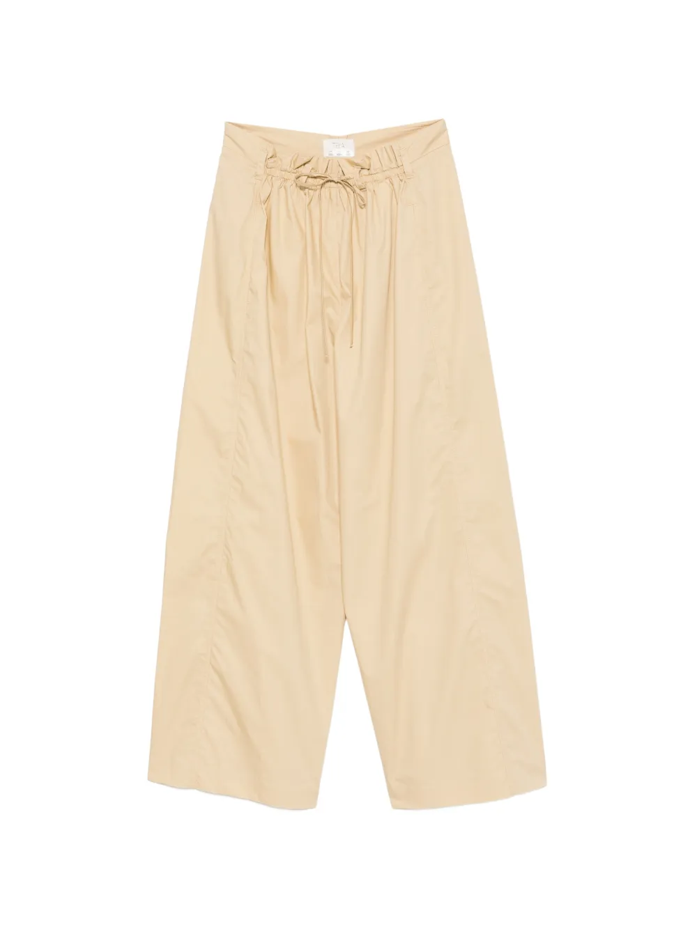 Tela drawstring-waist trousers - Toni neutri