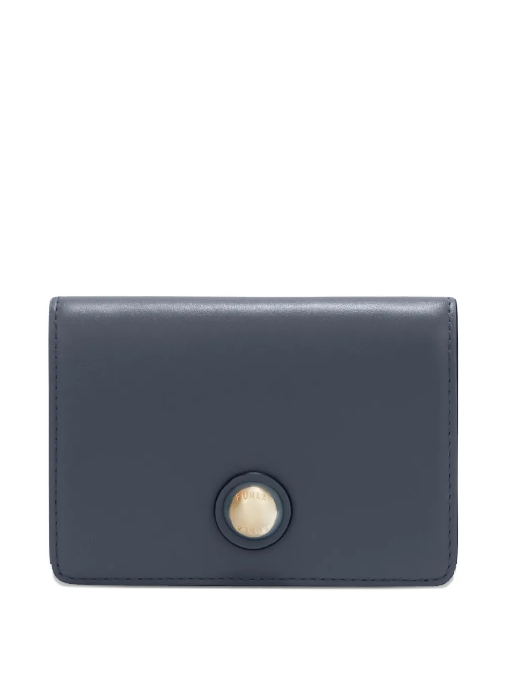 Furla Portemonnee met logoplakkaat Blauw