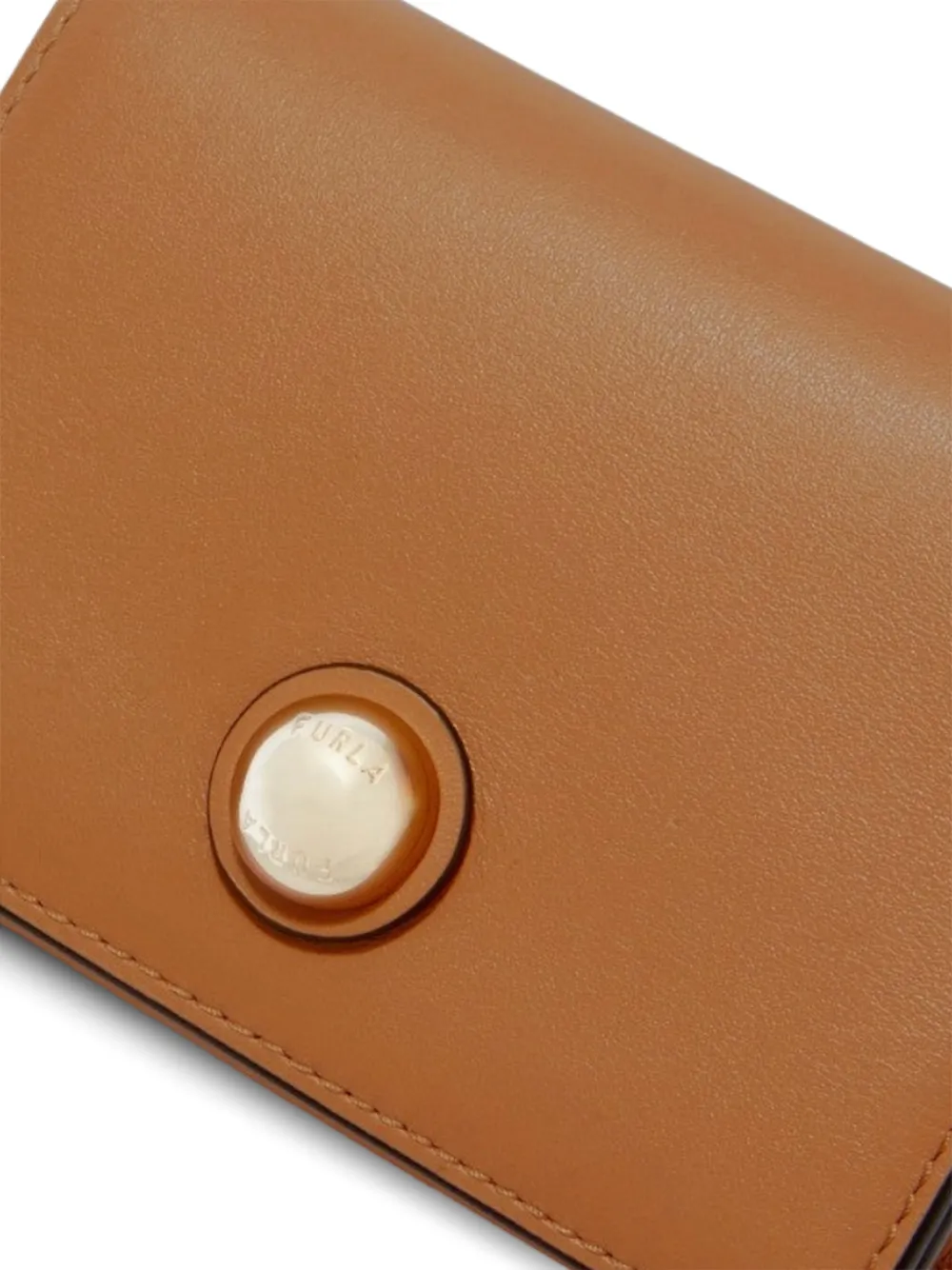 Furla Portemonnee met gegraveerd logo Bruin