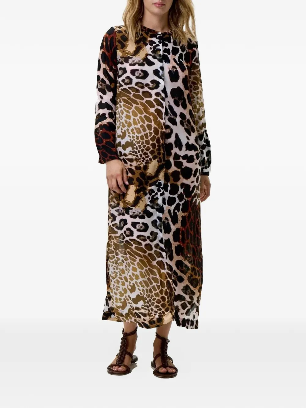 One season India maxi-dress Bruin