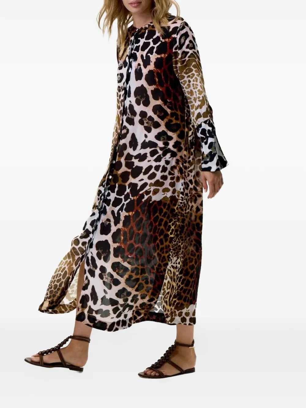 one season India maxi-dress Bruin