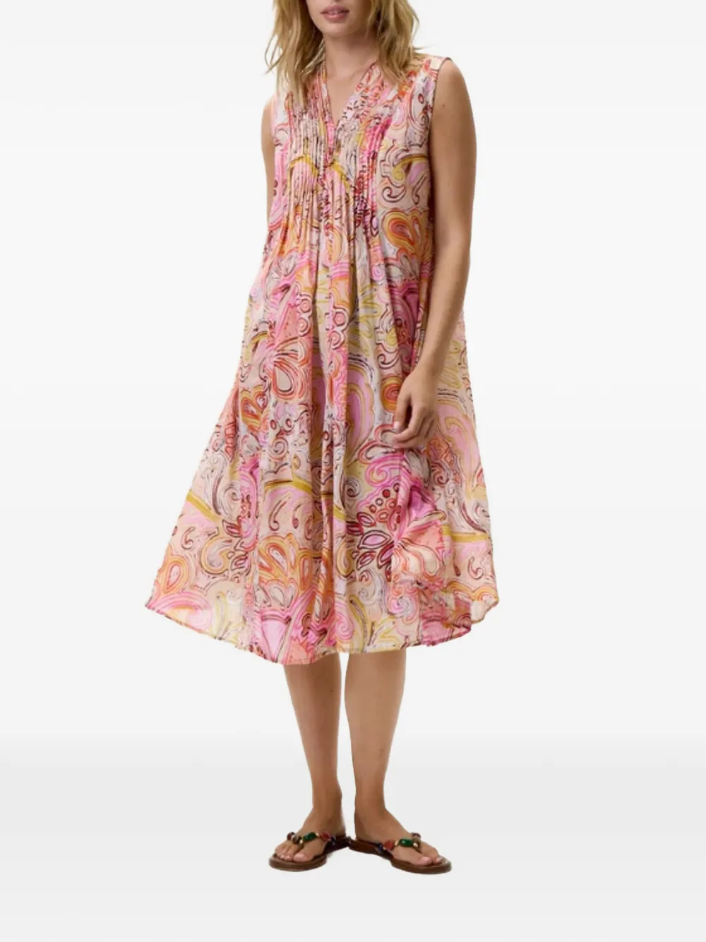 one season Tommy midi dress - Rosa