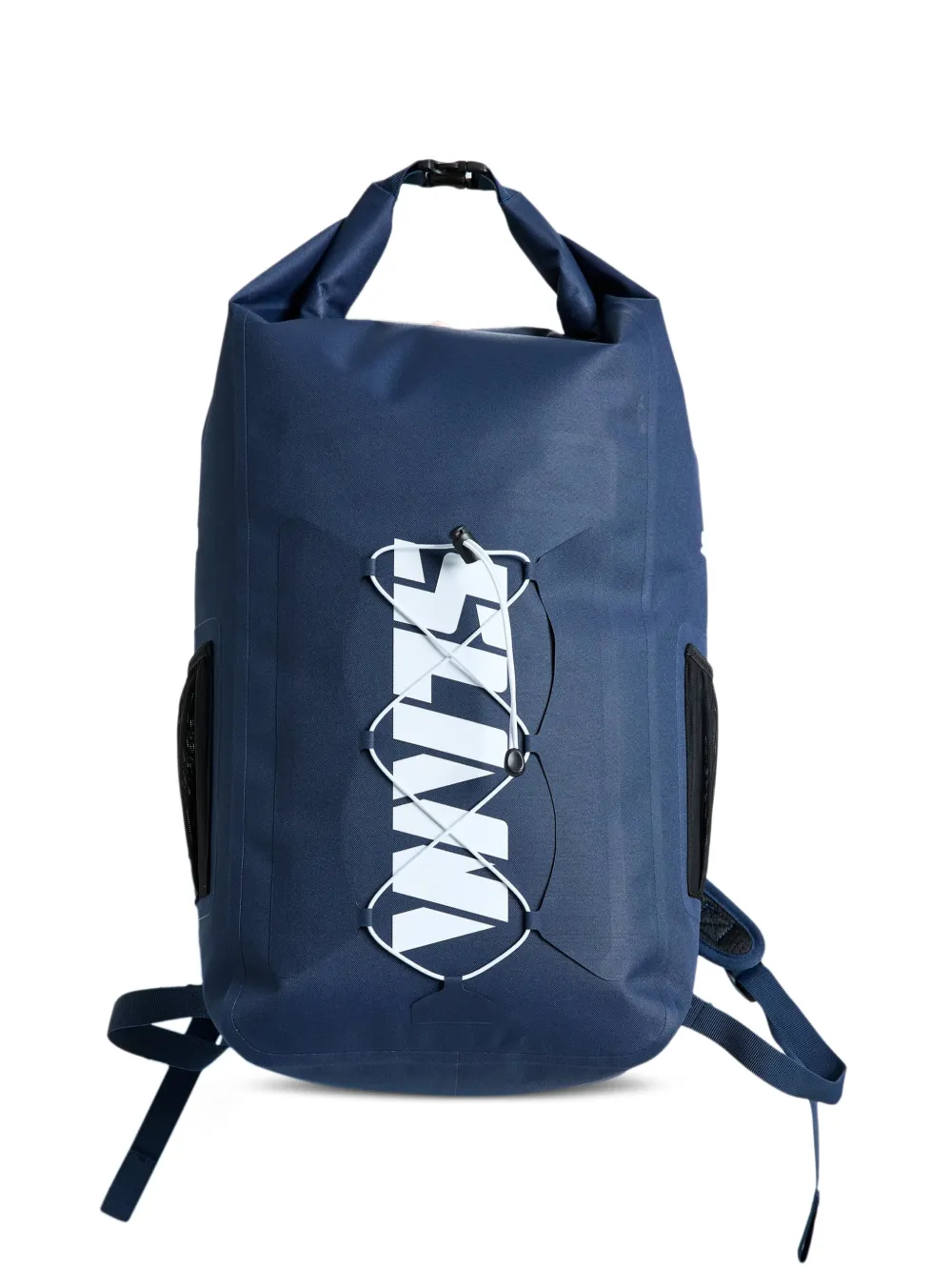 SLAM logo-print roll-top backpack - Blu