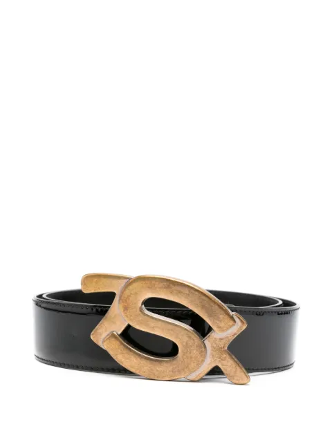 Saint Laurent Pre-Owned logo扣环腰带（2000年代典藏款）