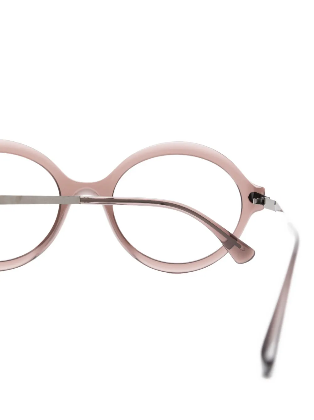 Mykita Noomi bril met rond montuur Bruin