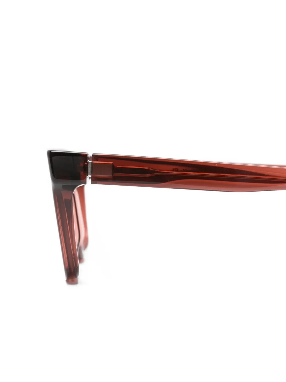 Mykita Lamin bril met vierkant montuur Bruin