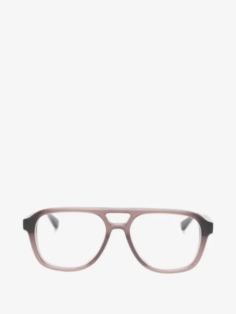 Mykita Nyara double-bridge pilot-frame glasses