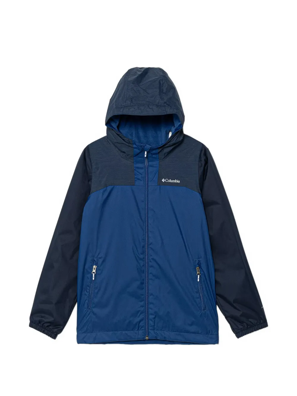 Columbia Rainy Trails III jack met colourblocking en capuchon Blauw