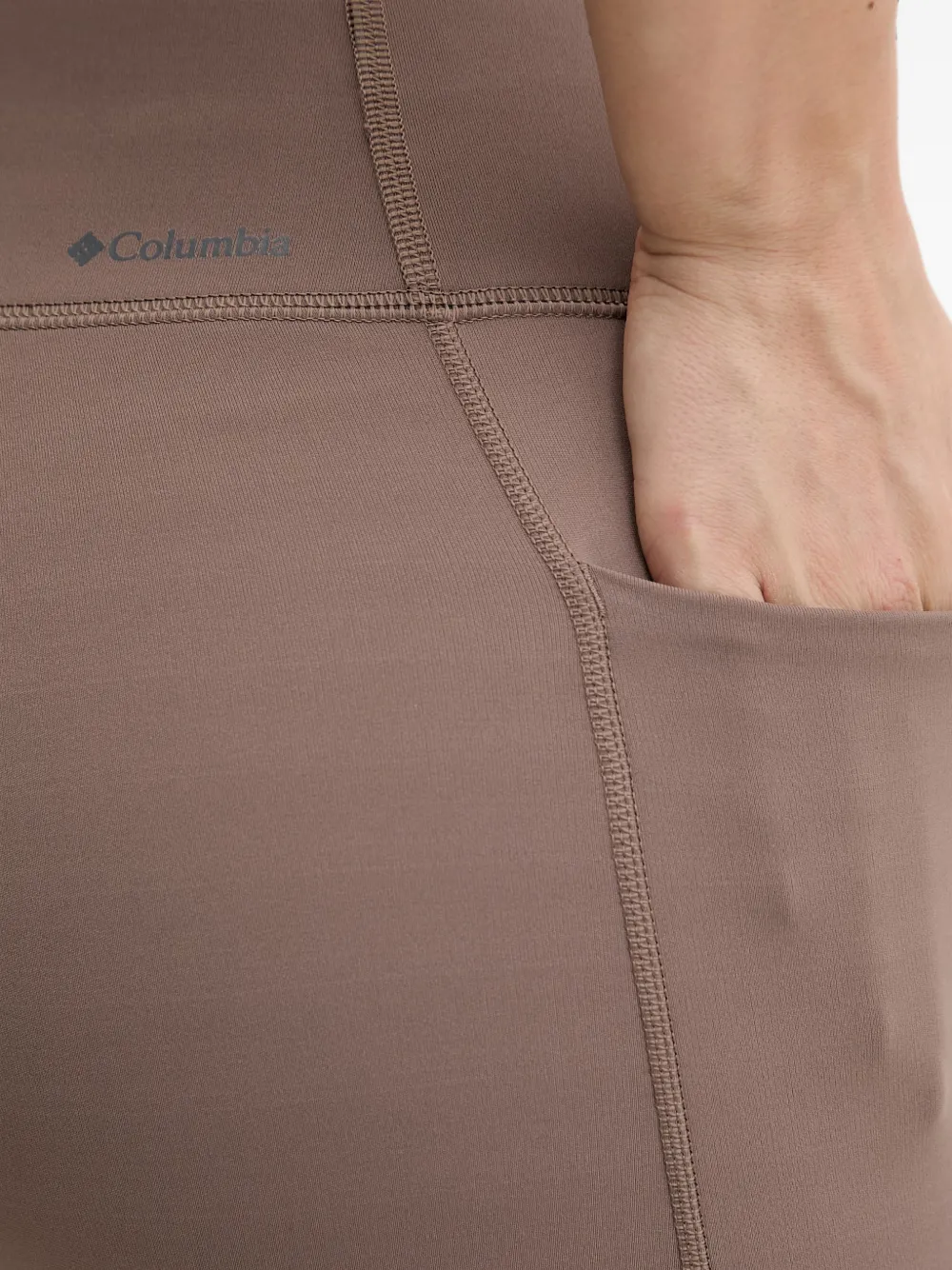 Columbia Loneridge legging met logoprint Bruin