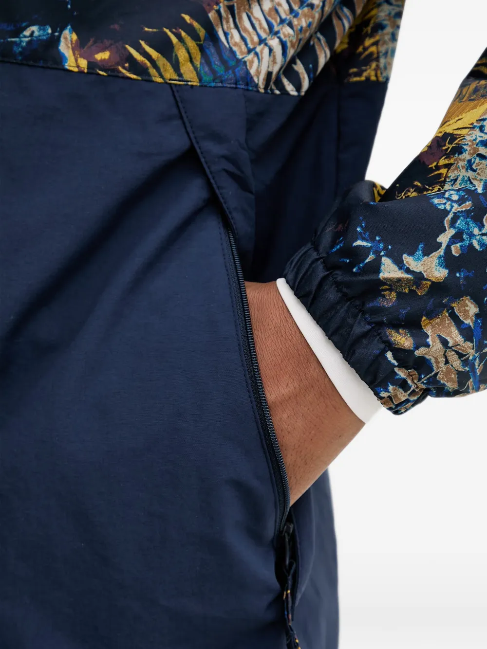 Columbia Sportswear Spire Valley performance jack met vlakken en bloemenprint Blauw
