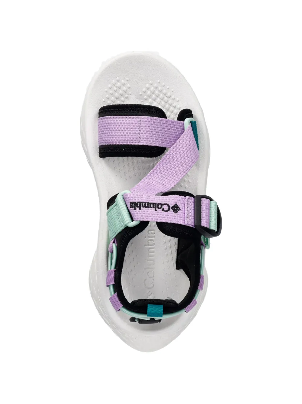 Columbia Konos Elevate touch-strap platform sandals Zwart