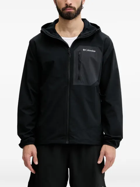 Columbia Tall Heights III logo-print hooded performance jacket