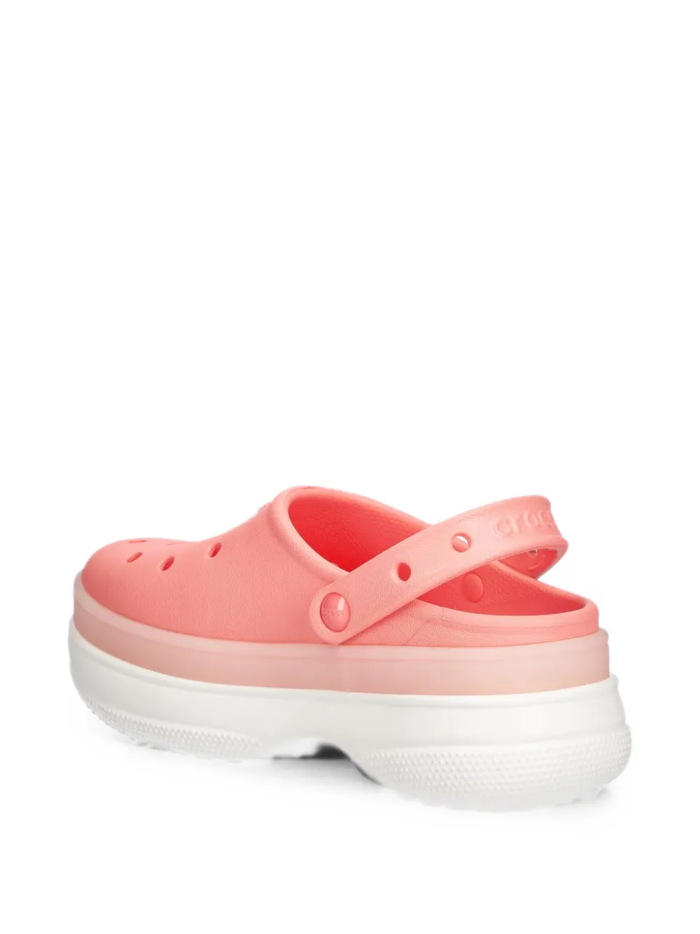Crocs Classic Frosted klompen met platform Roze