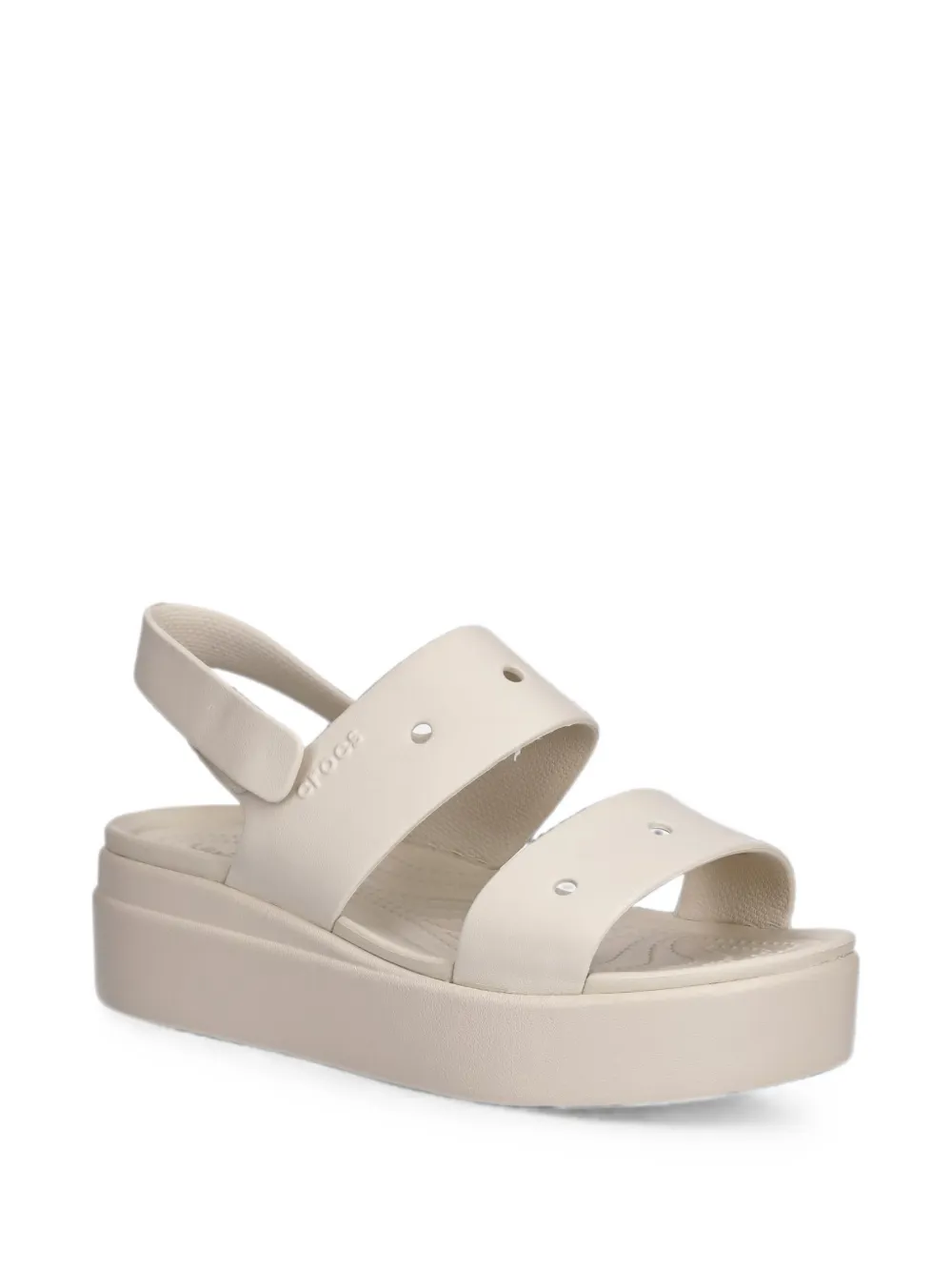 Crocs Brooklyn 4U platform sandals Beige