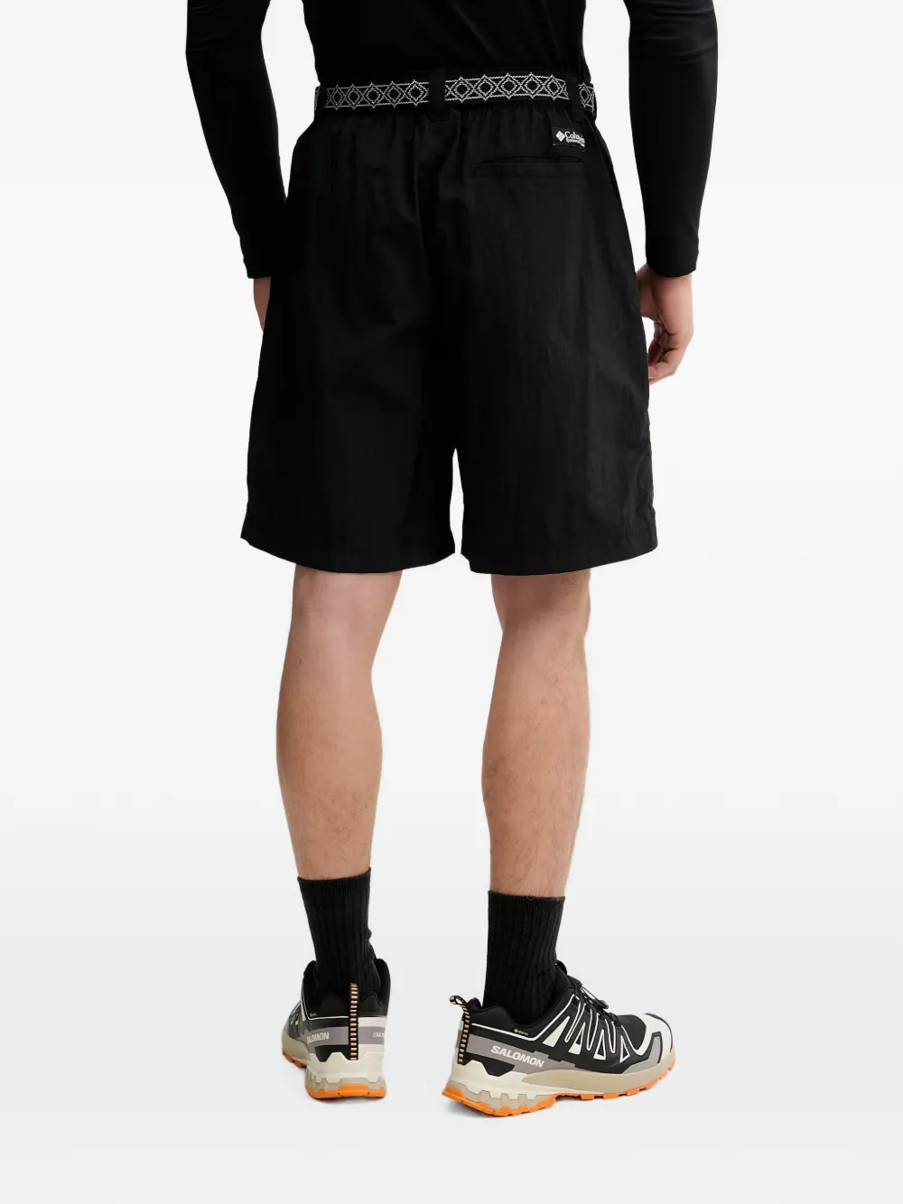 Columbia Sequoia Grove™ logo-patch shorts Zwart