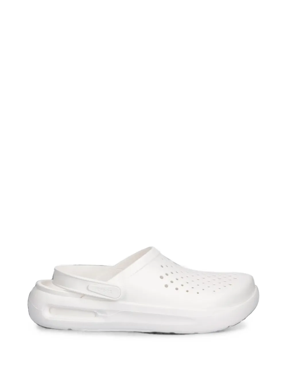 Crocs Inmotion Literide™ Perforated Slingback Clogs In White
