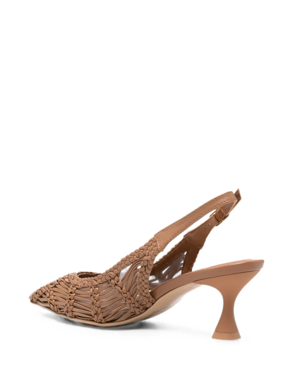 Marc Ellis woven slingback heeled pumps Bruin