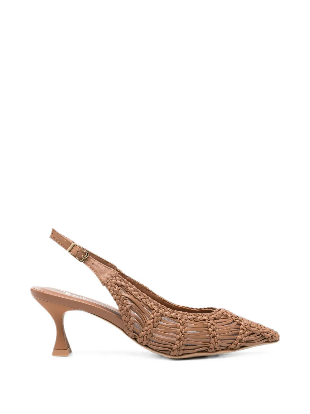 Marc Ellis woven slingback heeled pumps Bruin