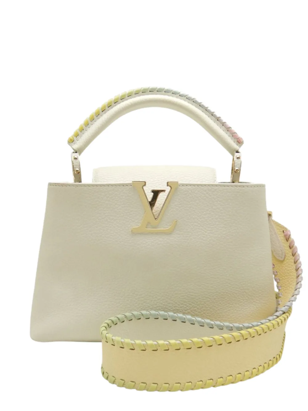 Louis Vuitton Pre-Owned 2021-2026 Taurillon Capucines BB satchel - Weiß