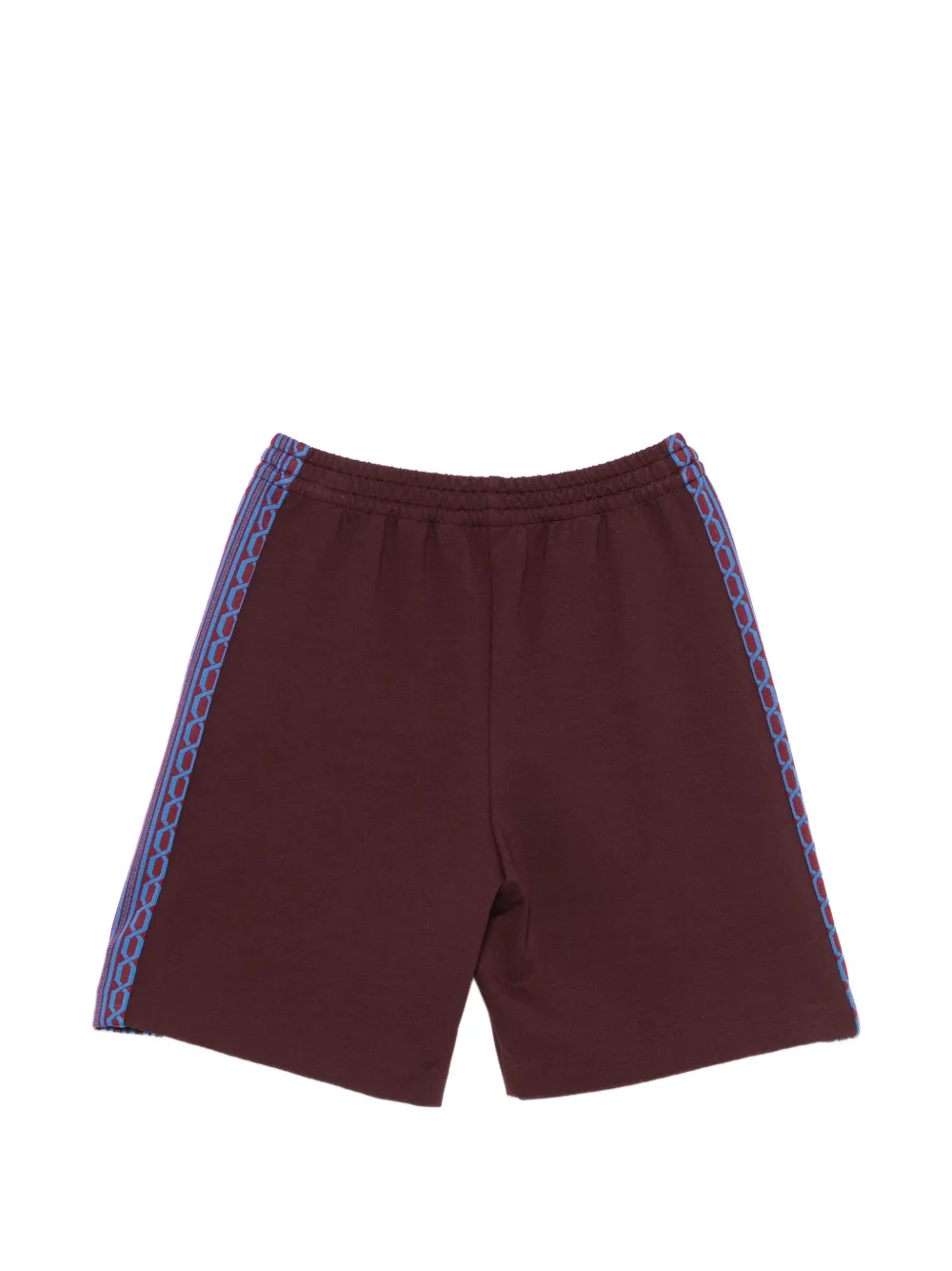 Versace Kids Trainingsshorts met geborduurd logo Rood