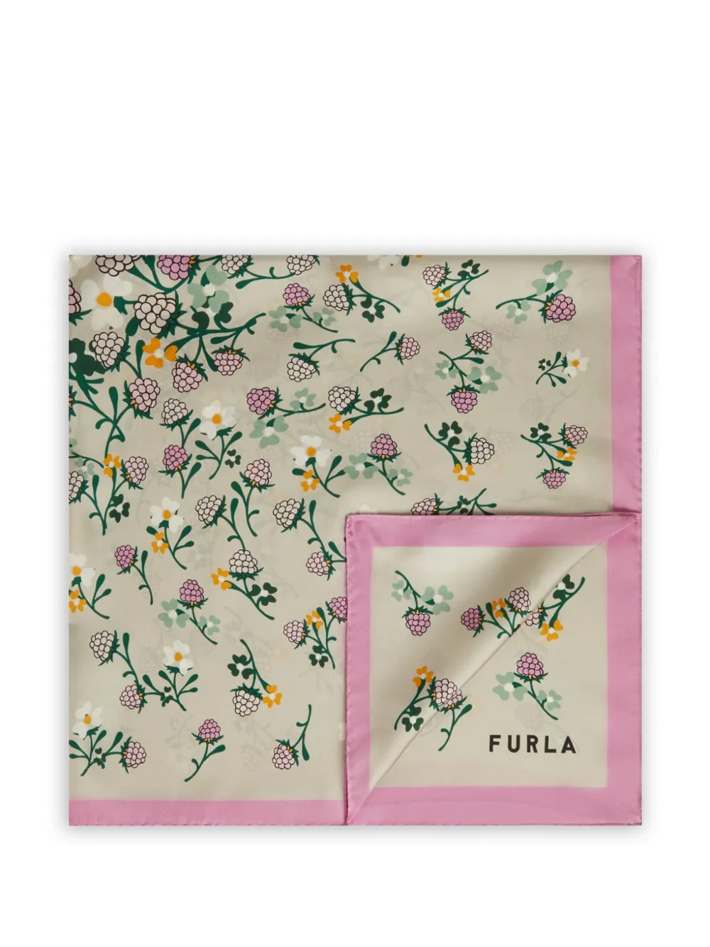 Furla Sjaal met print Beige