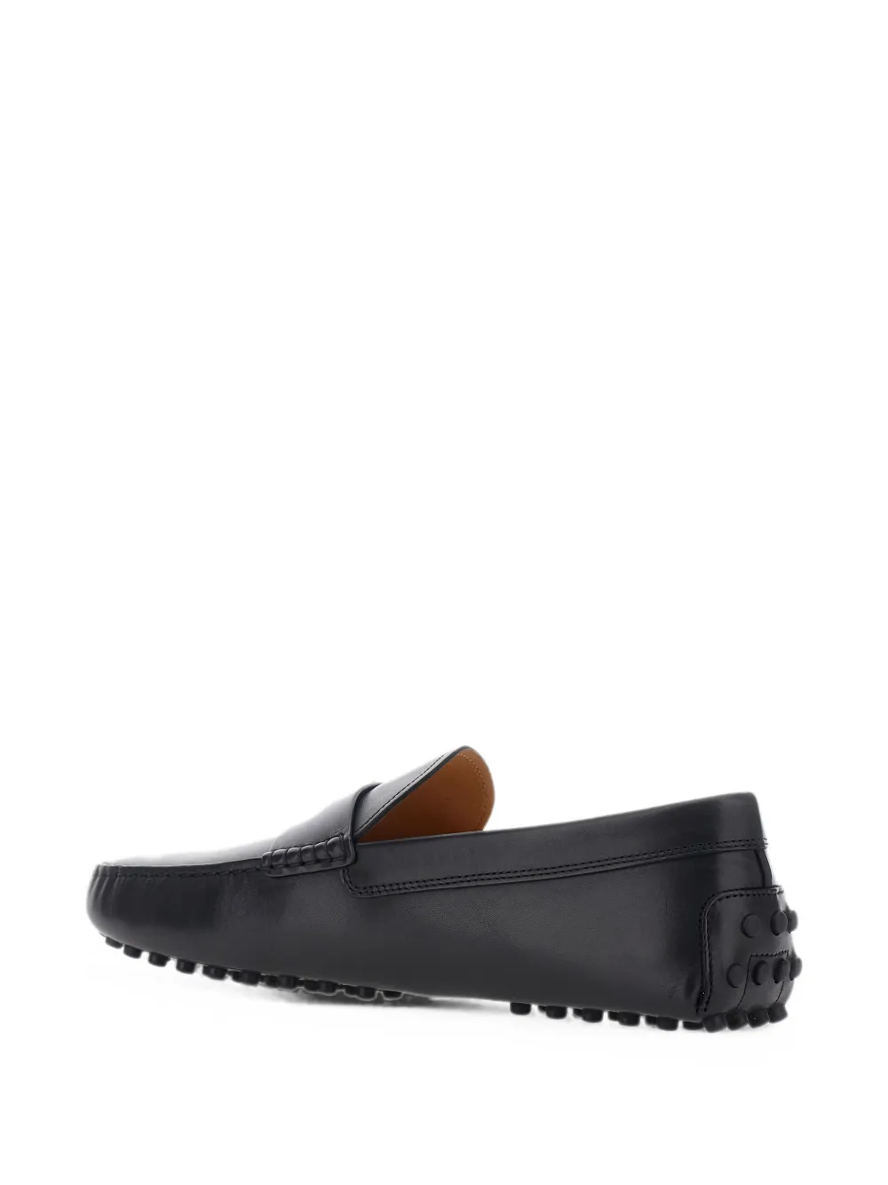 Tod's logo-engraved loafers Zwart