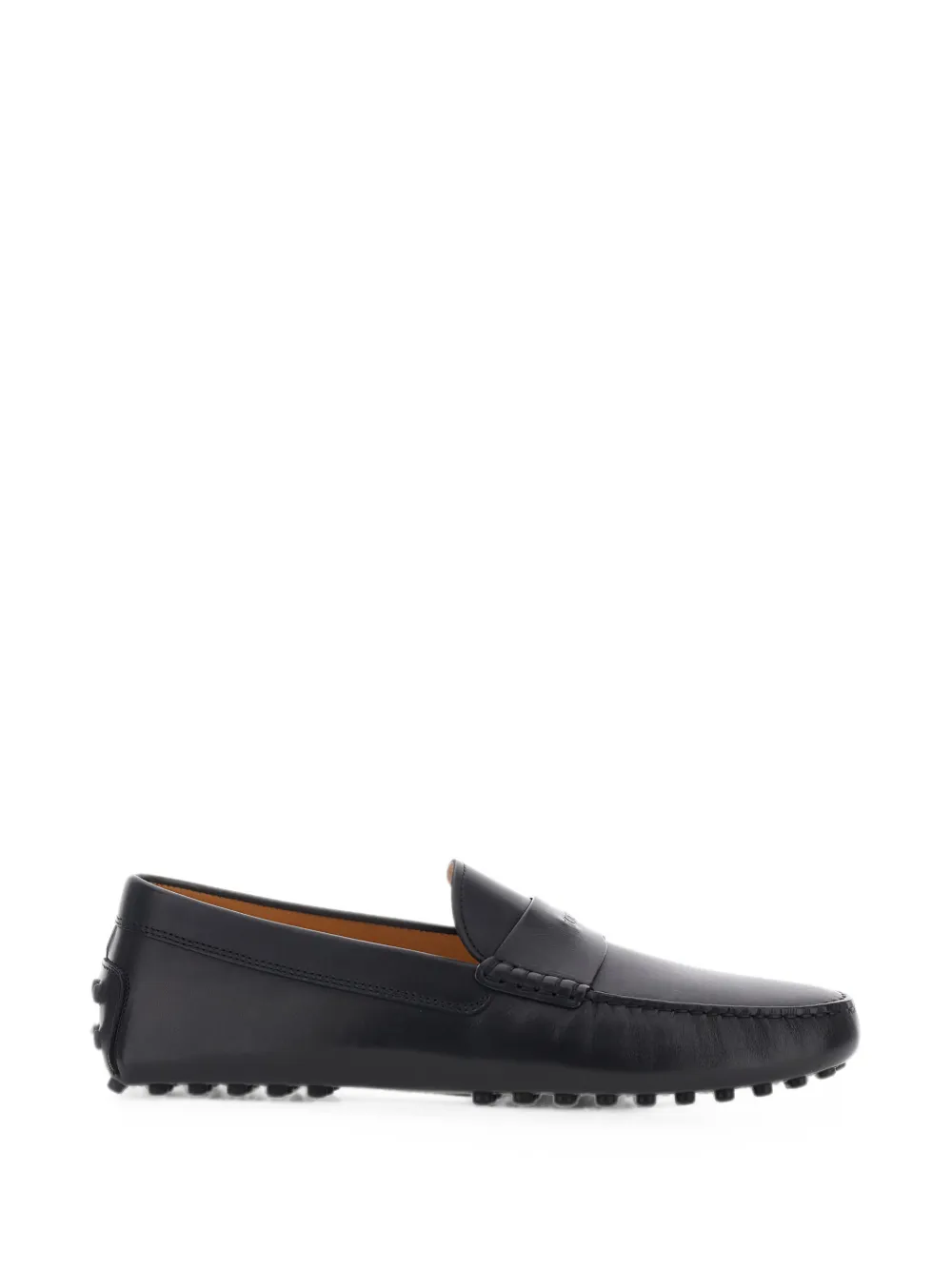 Tod's logo-engraved loafers - Nero