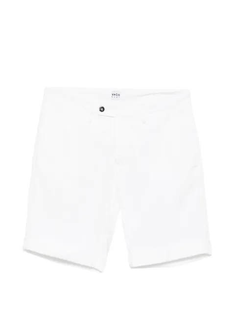 VELA SHOP turn-up cuff belt-loop shorts