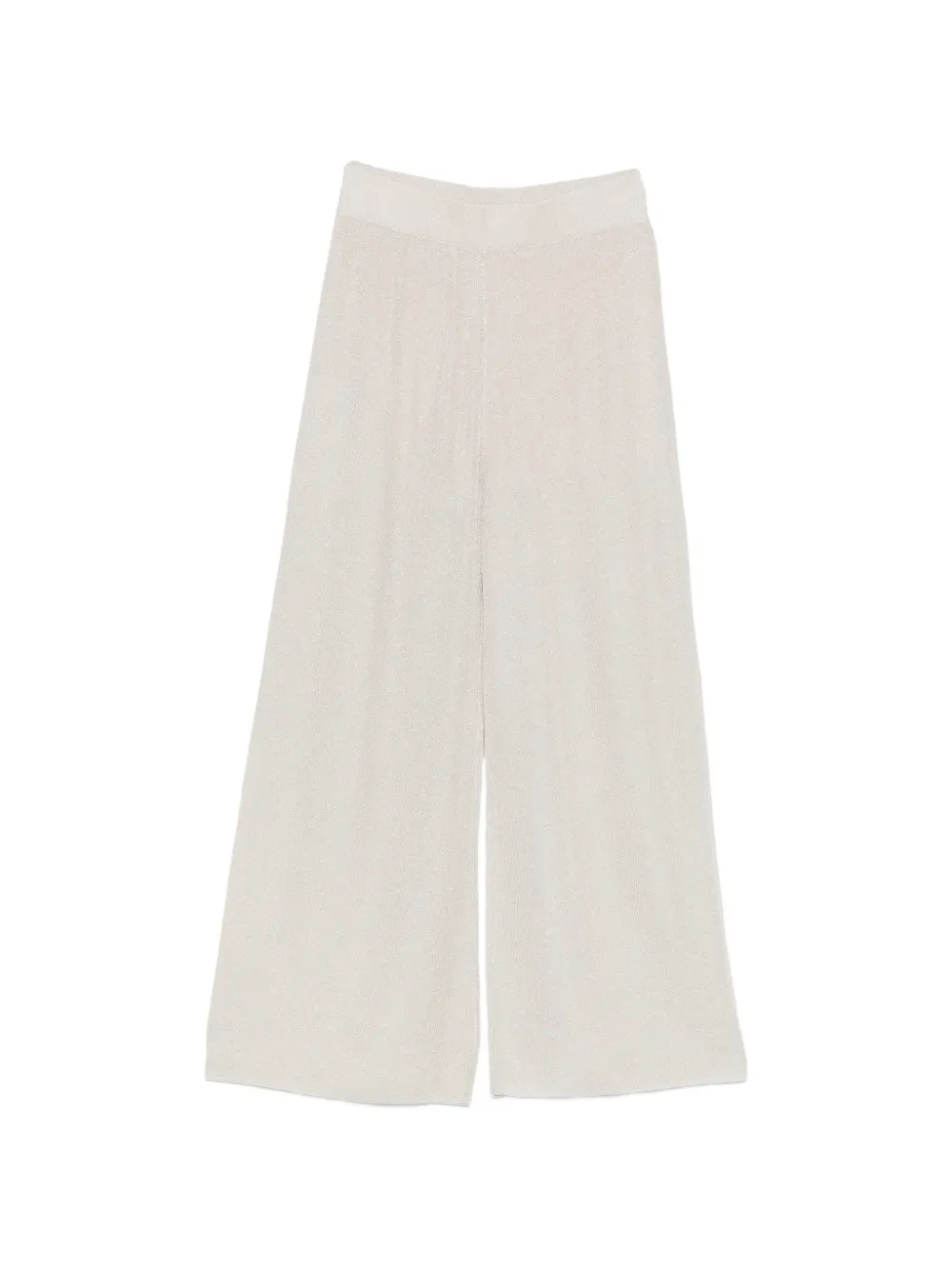 Nenette metallic-effect palazzo pants