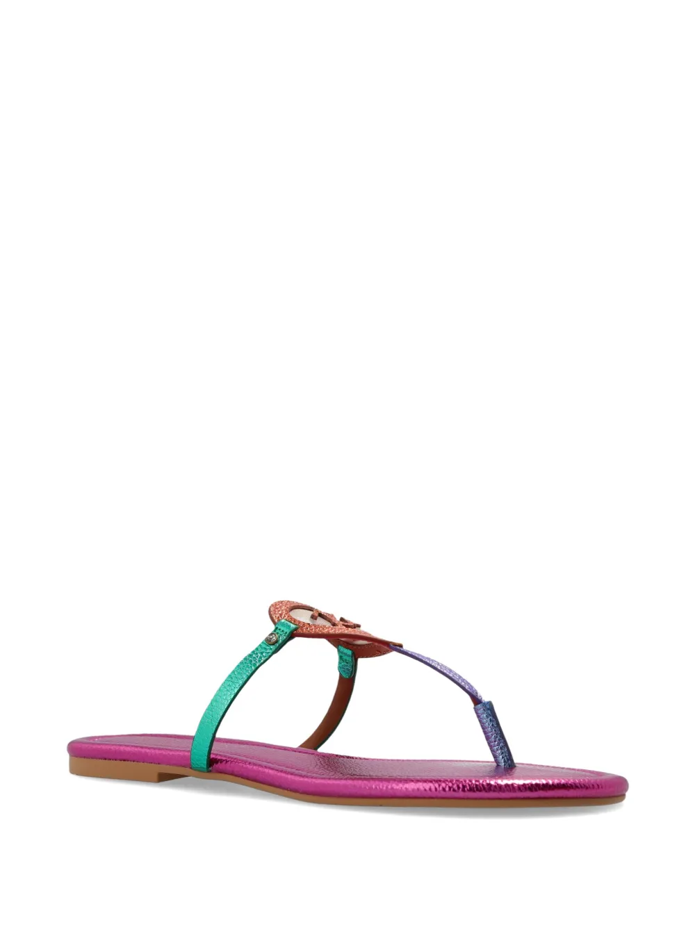 Kurt Geiger London Sandalen met T-bandje en hart Roze