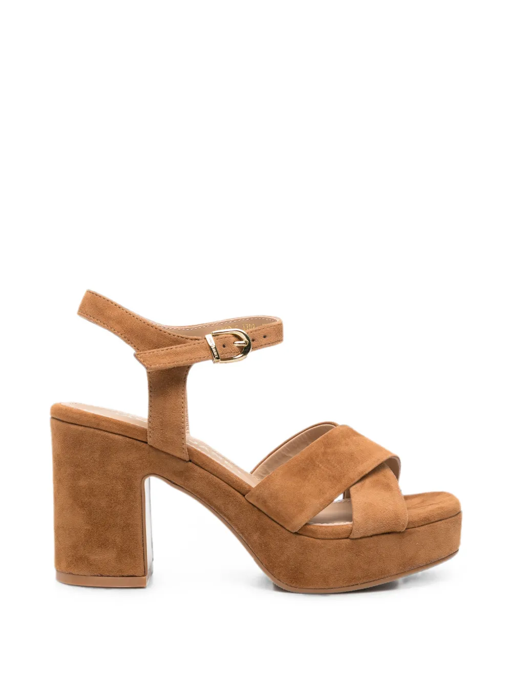 JANET & JANET crossover-strap platform sandals Bruin