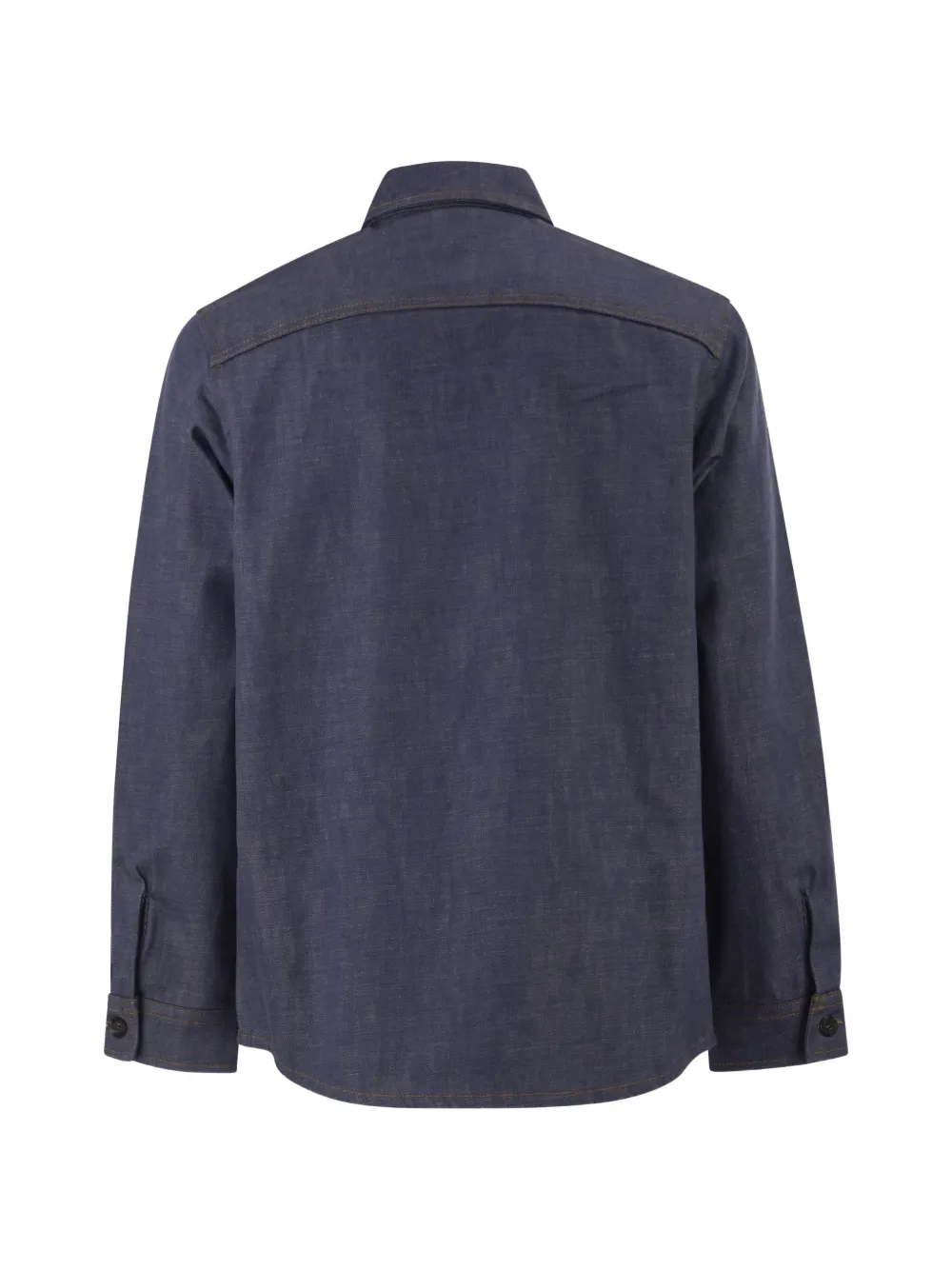  A.p.c. Giacca Denim Con Cuciture A Contrasto - Blu 