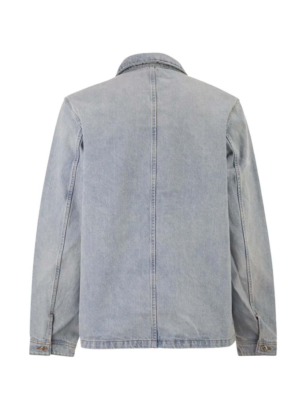  A.p.c. Veste En Jean à Poches Plaquées - Bleu 