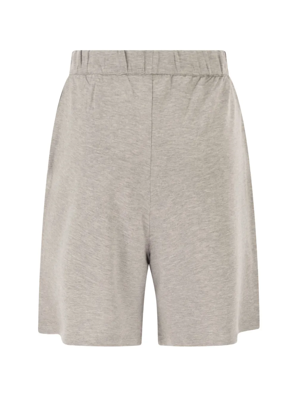 Majestic Filatures Jersey shorts met trekkoordtaille Grijs