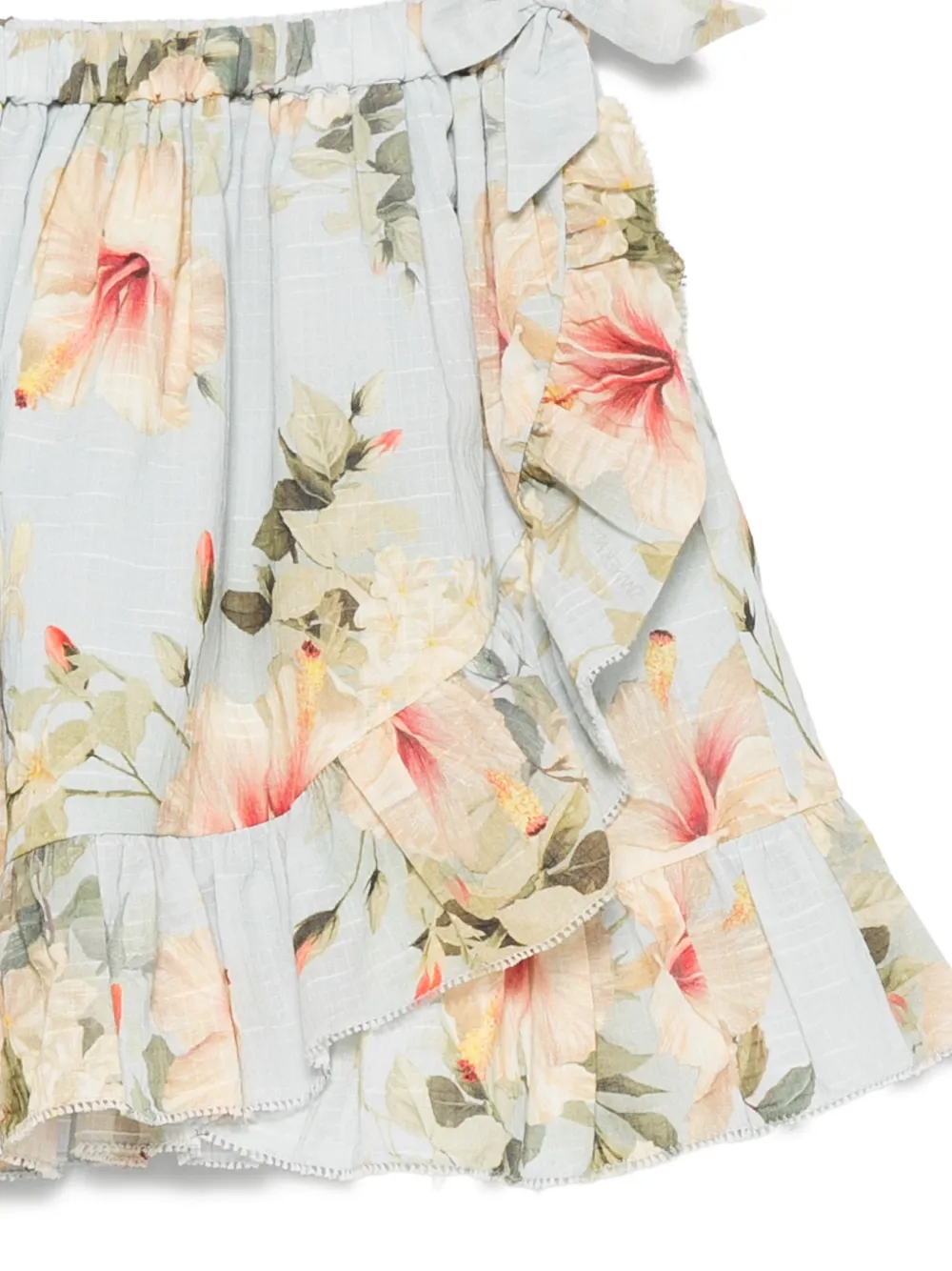 ZIMMERMANN Kids Rok met ruches Blauw