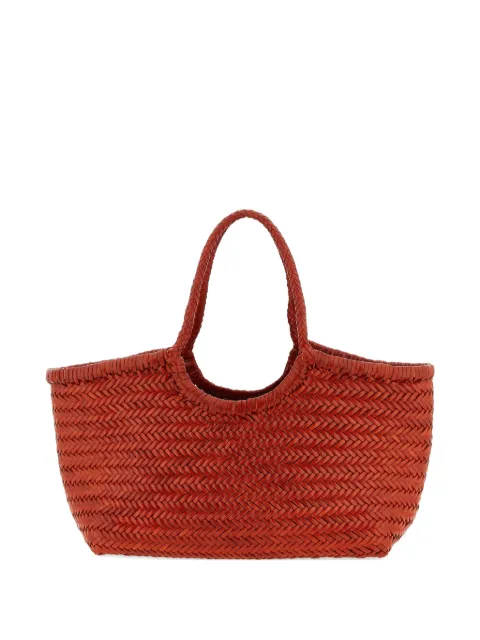 DRAGON DIFFUSION large Nantucket woven-leather tote bag