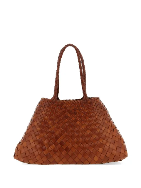 DRAGON DIFFUSION Santa Croce woven-leather tote bag