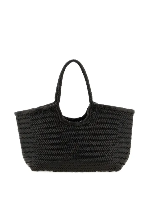 DRAGON DIFFUSION large Nantucket woven-leather tote bag